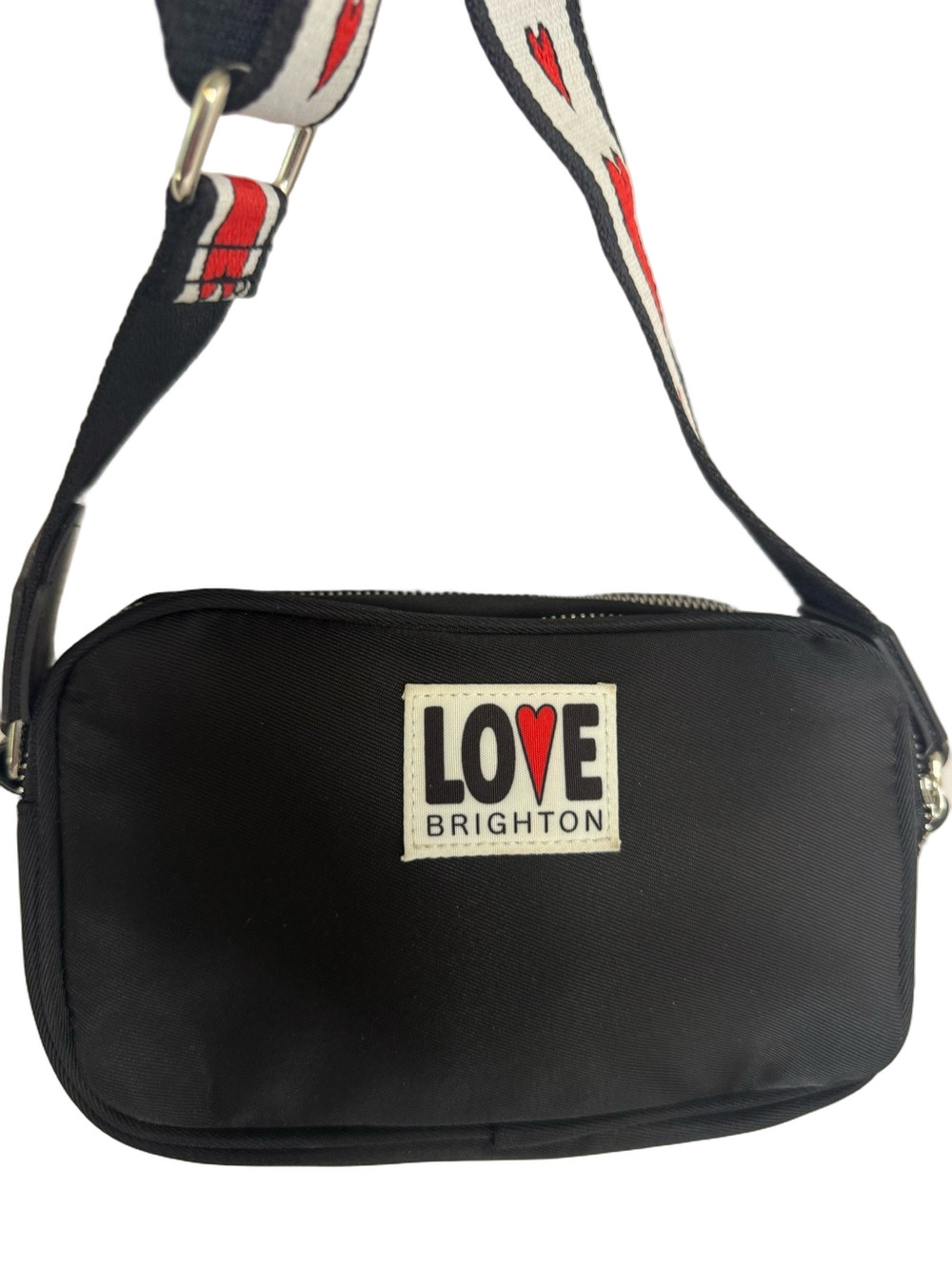 #412 Brighton NWOT Love Essentials Double Zip Camera Crossbody Bag